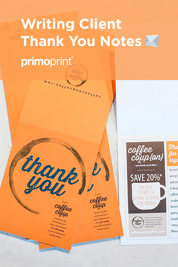 Tips On How To Write Your Business Thank You Notes Primoprint Blog