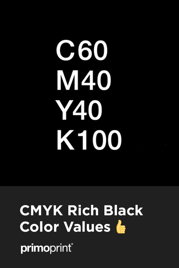 is CMYK Rich Black Primoprint Blog