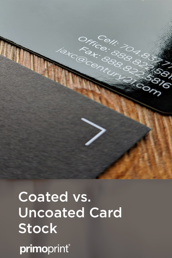 Let us help you select the best card stock for your project. The difference between Coated and Uncoated card stock.