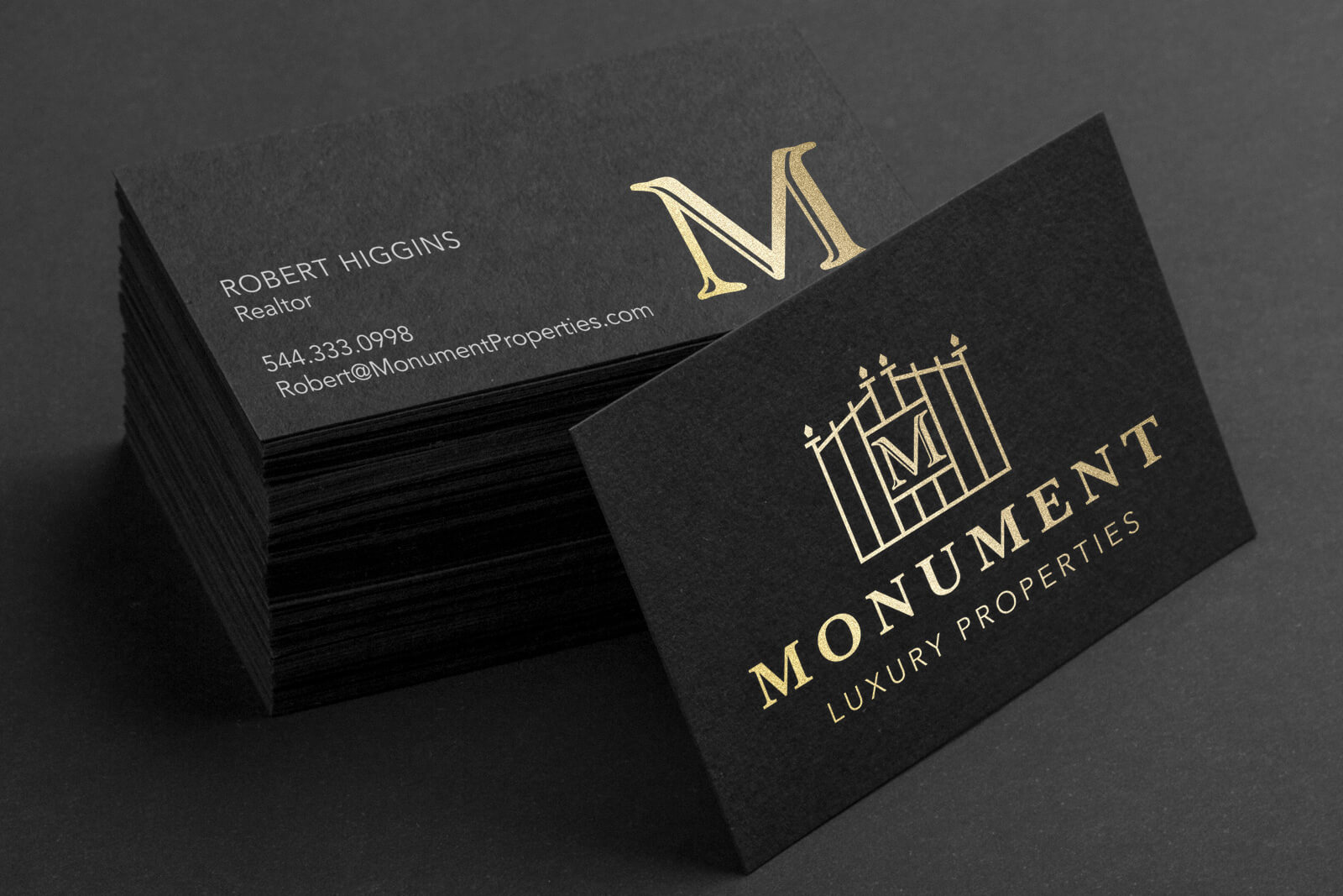 Personalized cheapest Business Cards, one side in black